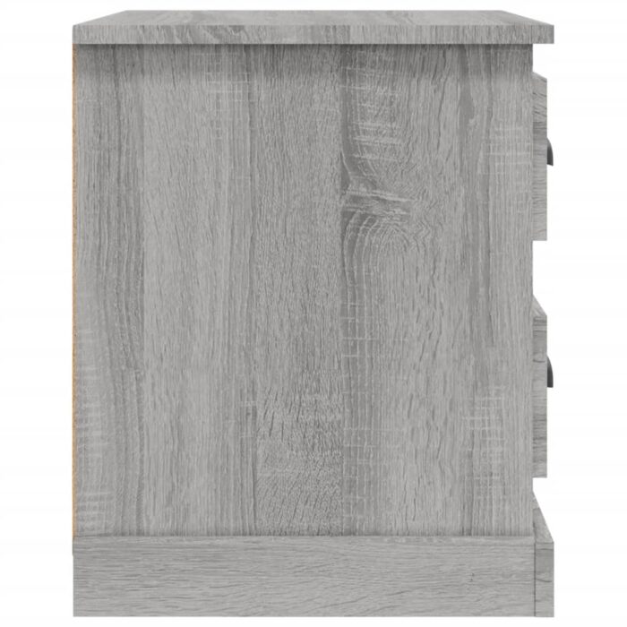 Tables de chevet 2 pcs sonoma gris 39x39x47,5cm bois ingénierie – Image 7