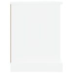 Meuble TV blanc 73x35,5x47,5 cm bois d'ingénierie – Image 6