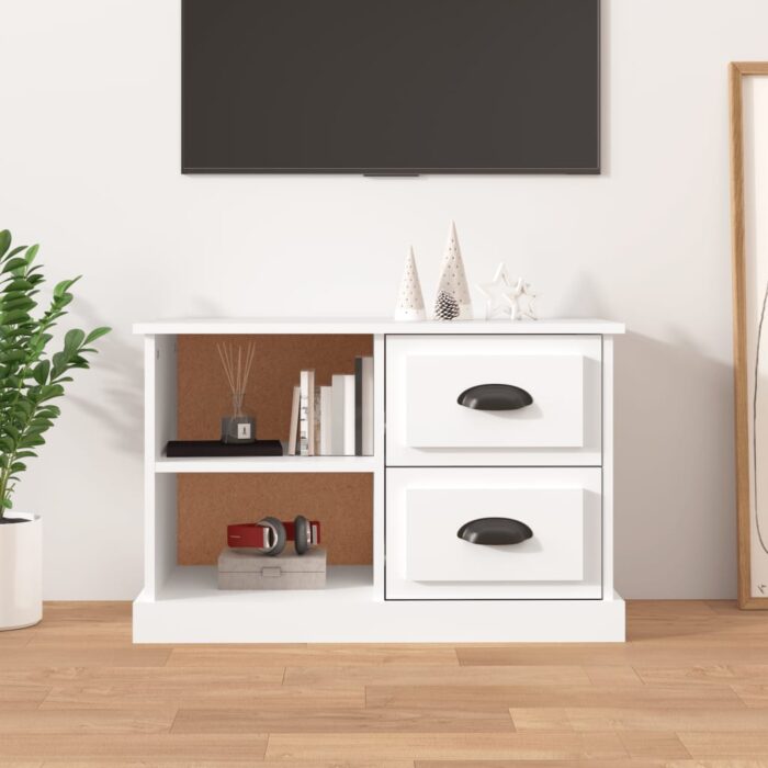 VXL8720845790585_m_en_hd_1.jpg Meuble TV blanc 73x35,5x47,5 cm bois d'ingénierie – Image 1