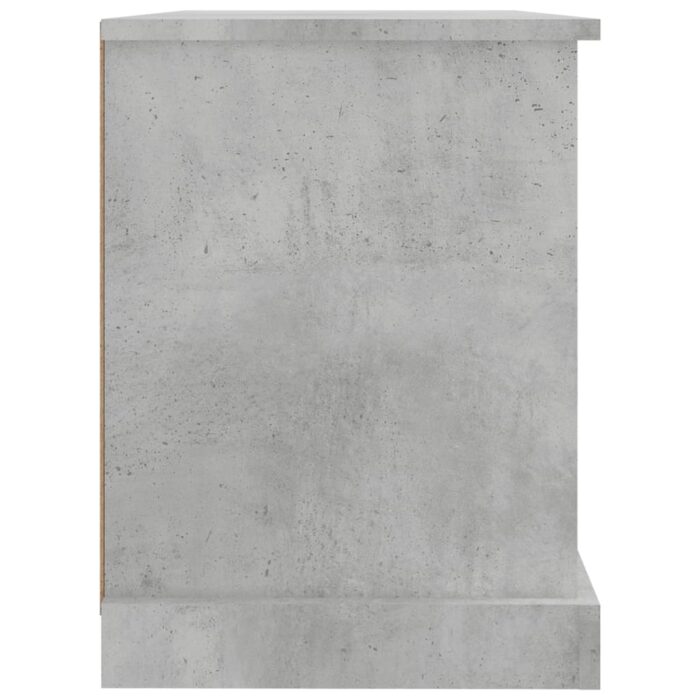 Meuble TV gris béton 73x35,5x47,5 cm bois d'ingénierie – Image 6