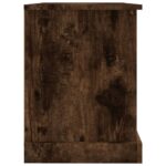 Meuble TV chêne fumé 73x35,5x47,5 cm bois d'ingénierie – Image 6