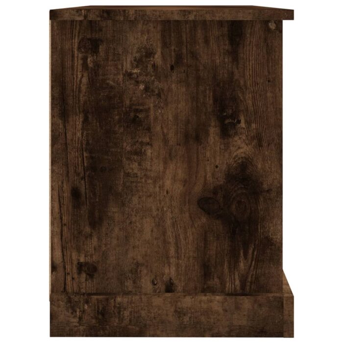 Meuble TV chêne fumé 73x35,5x47,5 cm bois d'ingénierie – Image 6