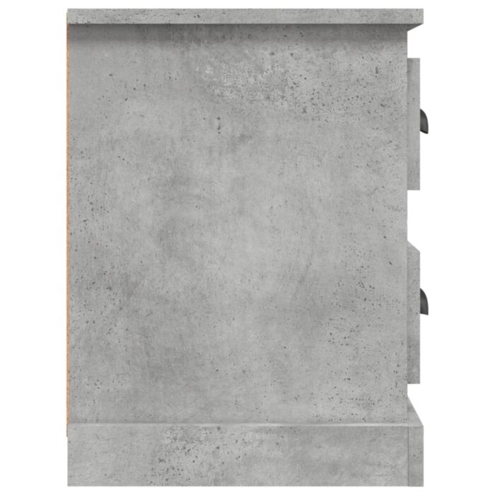 Meuble TV gris béton 102x35,5x47,5 cm bois d'ingénierie – Image 6