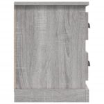 Meuble TV sonoma gris 102x35,5x47,5 cm bois d'ingénierie – Image 6