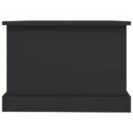Table basse Noir 90x50x35 cm Bois d'ingénierie – Image 6
