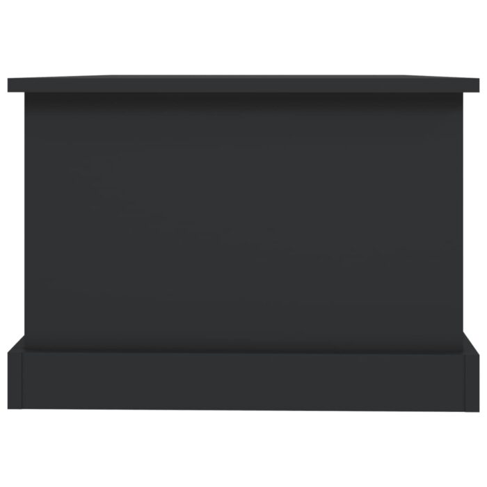 Table basse Noir 90x50x35 cm Bois d'ingénierie – Image 6