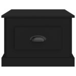 Table basse Noir 50x50x35 cm Bois d'ingénierie – Image 4