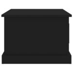 Table basse Noir 50x50x35 cm Bois d'ingénierie – Image 6