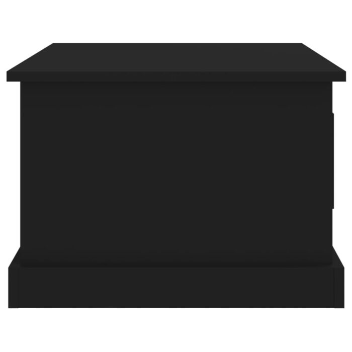 Table basse Noir 50x50x35 cm Bois d'ingénierie – Image 6