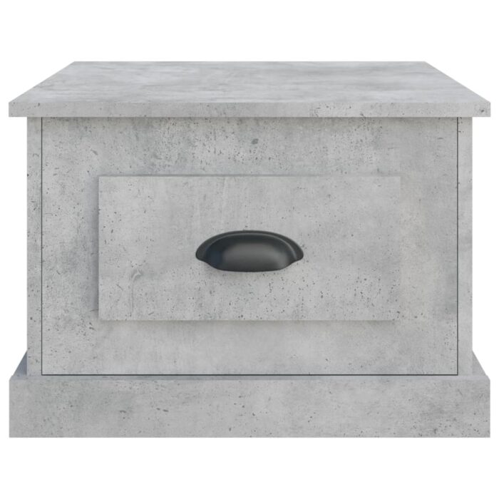 Table basse gris béton 50x50x35 cm bois d'ingénierie – Image 4