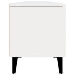 Meuble TV blanc 180x31,5x40 cm bois d'ingénierie – Image 6