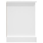 Meuble TV blanc 99,5x35,5x48 cm bois d'ingénierie – Image 5