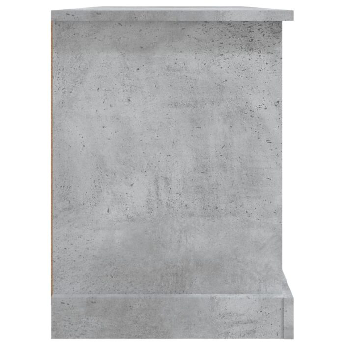 Meuble TV gris béton 99,5x35,5x48 cm bois d'ingénierie – Image 5