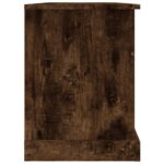 Meuble TV chêne fumé 99,5x35,5x48 cm bois d'ingénierie – Image 5