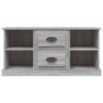 Meuble TV sonoma gris 99,5x35,5x48 cm bois d'ingénierie – Image 4