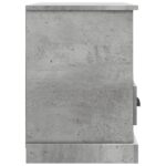 Meuble TV gris béton 80x35x50 cm bois d'ingénierie – Image 5