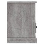 Meuble TV sonoma gris 80x35x50 cm bois d'ingénierie – Image 5