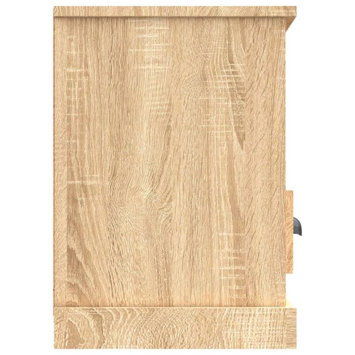 Meuble TV chêne sonoma 100x35x50 cm bois d'ingénierie – Image 6