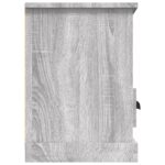 Meuble TV sonoma gris 100x35x50 cm bois d'ingénierie – Image 6