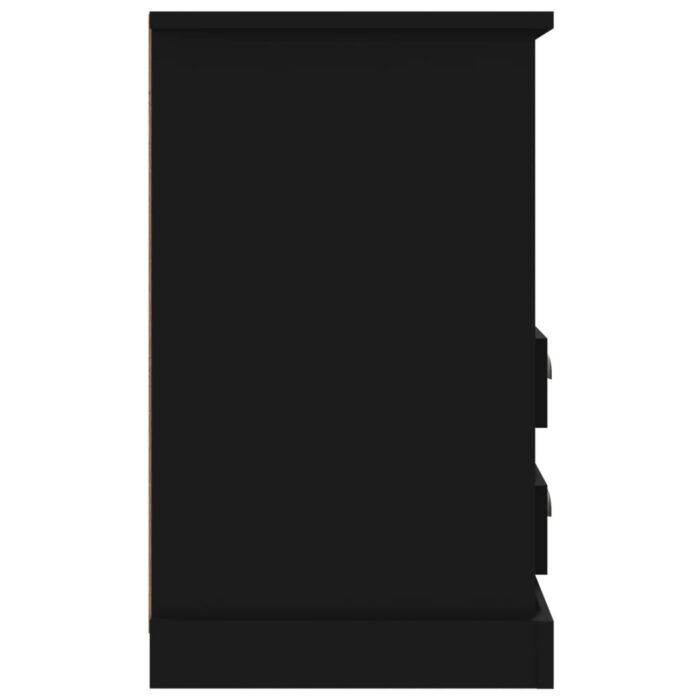 Tables de chevet 2 pcs noir 43x36x60 cm – Image 7