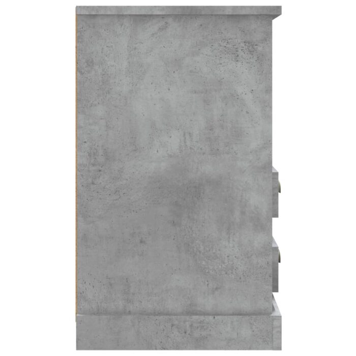 Tables de chevet 2 pcs gris béton 43x36x60 cm – Image 7