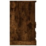 Tables de chevet 2 pcs chêne fumé 43x36x60 cm – Image 7