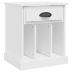 Tables de chevet 2 pcs blanc 43x36x50 cm – Image 4