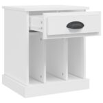 Tables de chevet 2 pcs blanc 43x36x50 cm – Image 5