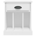 Tables de chevet 2 pcs blanc 43x36x50 cm – Image 6