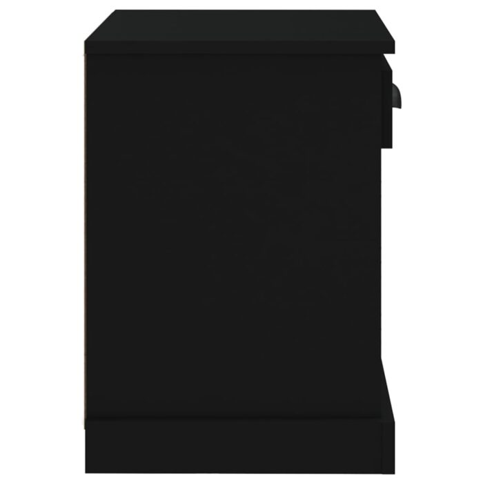 Table de chevet noir 43x36x50 cm – Image 6