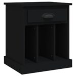Tables de chevet 2 pcs noir 43x36x50 cm – Image 4