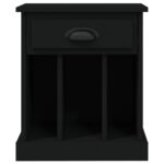 Tables de chevet 2 pcs noir 43x36x50 cm – Image 6