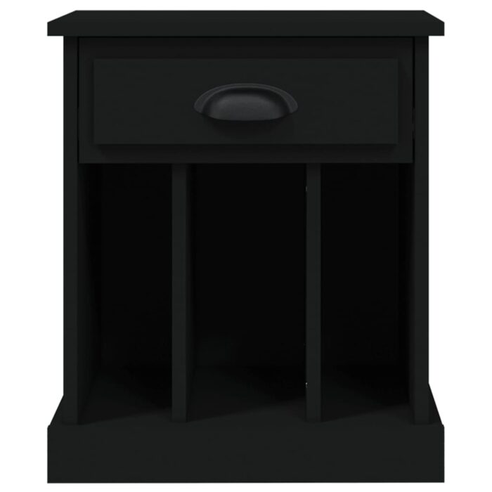 Tables de chevet 2 pcs noir 43x36x50 cm – Image 6