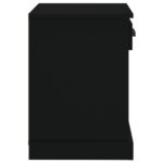 Tables de chevet 2 pcs noir 43x36x50 cm – Image 7