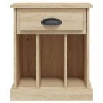 Table de chevet chêne sonoma 43x36x50 cm – Image 5