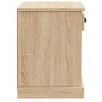 Table de chevet chêne sonoma 43x36x50 cm – Image 6