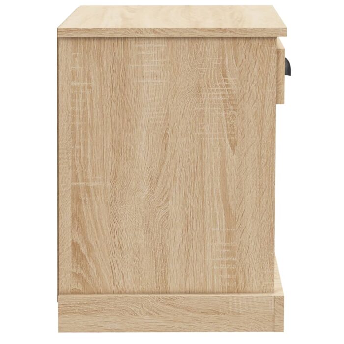 Table de chevet chêne sonoma 43x36x50 cm – Image 6