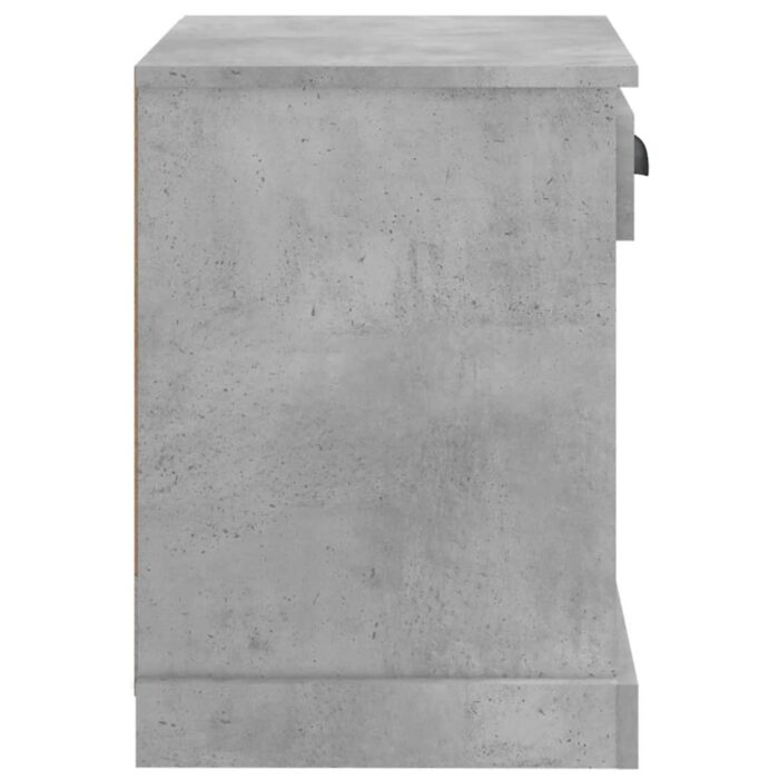 Table de chevet gris béton 43x36x50 cm – Image 6