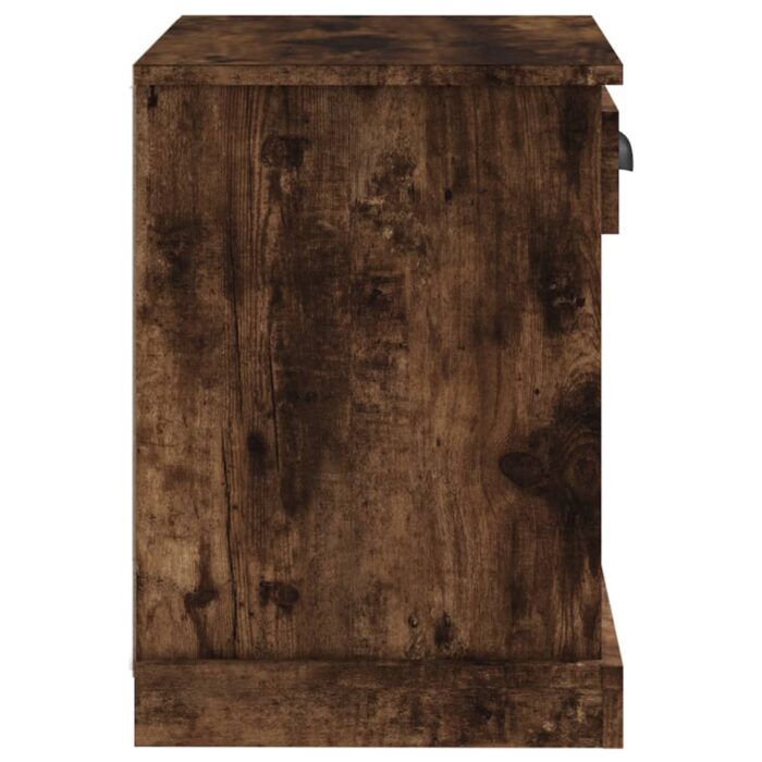 Table de chevet chêne fumé 43x36x50 cm – Image 6