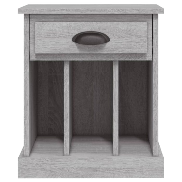Table de chevet sonoma gris 43x36x50 cm – Image 5