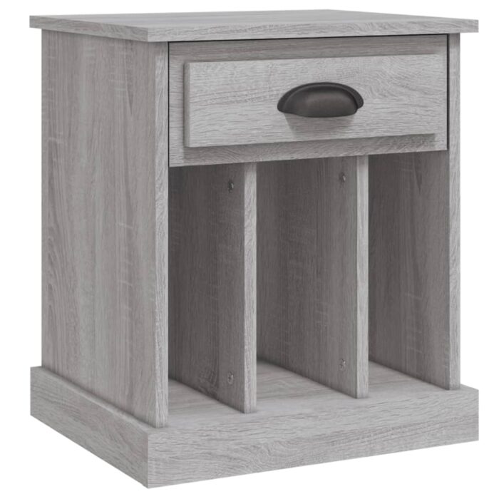 Tables de chevet 2 pcs sonoma gris 43x36x50 cm – Image 4