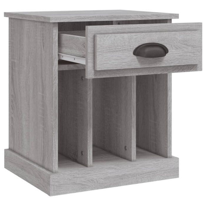Tables de chevet 2 pcs sonoma gris 43x36x50 cm – Image 5