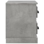 Table de chevet gris béton 60x35,5x45 cm – Image 6