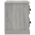 Table de chevet sonoma gris 60x35,5x45 cm – Image 6