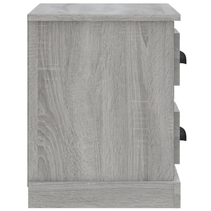 Table de chevet sonoma gris 60x35,5x45 cm – Image 6