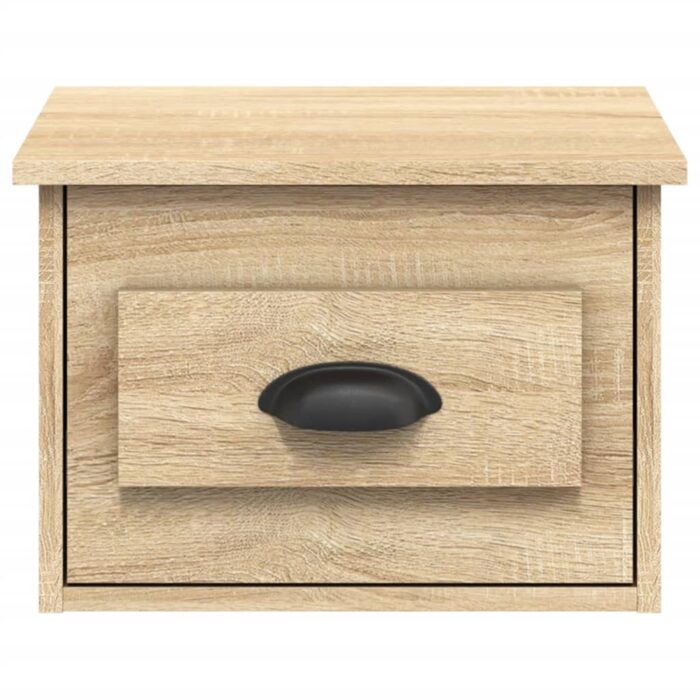 Tables de chevet murales 2 pcs chêne sonoma 41,5x36x28 cm – Image 5