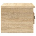 Tables de chevet murales 2 pcs chêne sonoma 41,5x36x28 cm – Image 6
