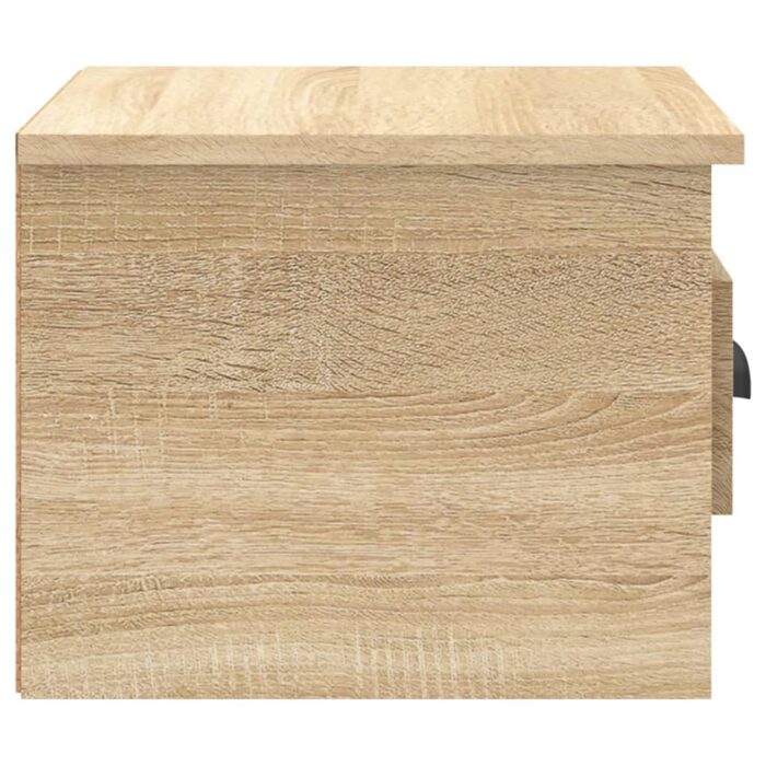 Tables de chevet murales 2 pcs chêne sonoma 41,5x36x28 cm – Image 6