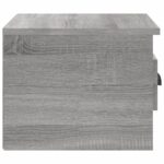 Table de chevet murale sonoma gris 41,5x36x28 cm – Image 5