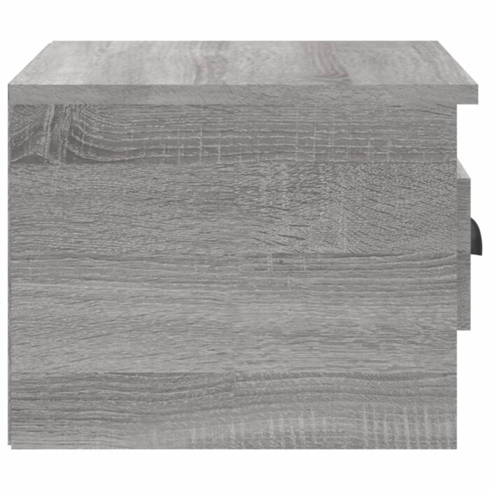 Table de chevet murale sonoma gris 41,5x36x28 cm – Image 5